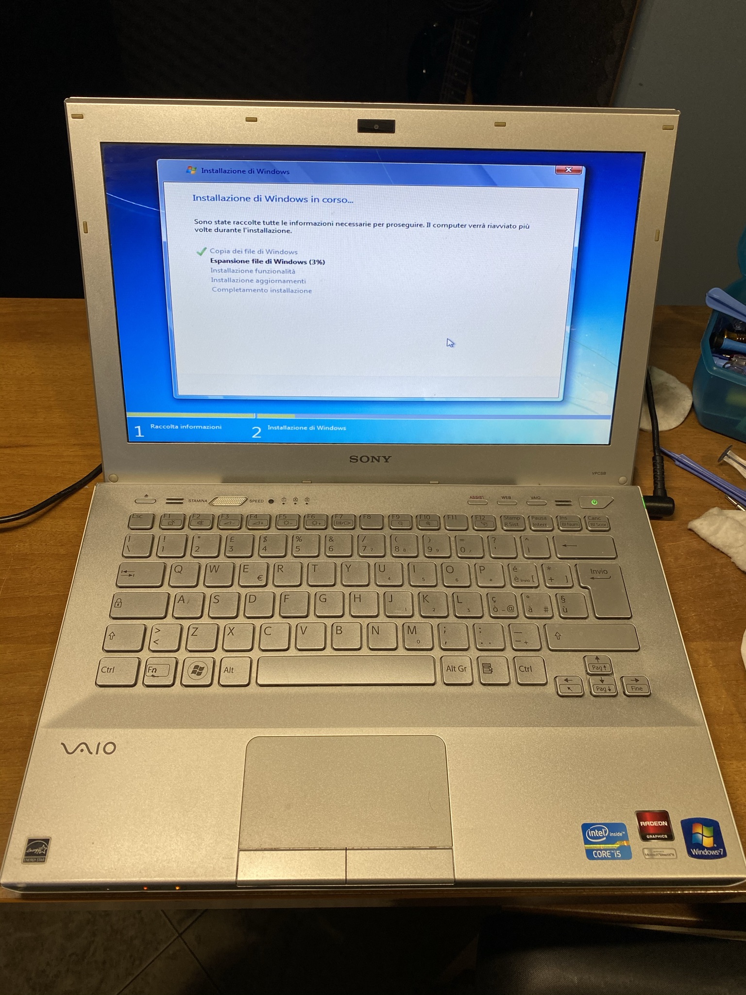 Sony Vaio VPCSB1S1E